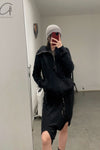 Boris Bidjan Saberi cotton skirt German handmade comfortable WSKIRT 2 F0401T-HEI black